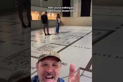 LITERALLY Walk your floor plans?  #contractor #tools #construction