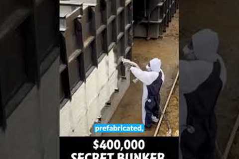 $400,000 SECRET BUNKER – Like a HOUSE Underground