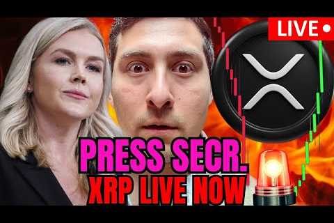 XRP TRUMP PRESS LIVE!🔴CRYPTO DUMPS AGAIN