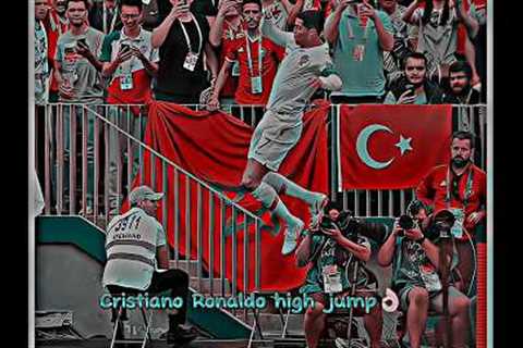 Cristiano Ronaldo High Jump ☠️👌 | CR7 Best High Jump.  #football #skills #edit #ronaldo