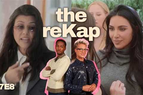 Kourtney Kardashian RUINS Kim Kardashian's Graduation Party | the reKap: Kardashians S7E8