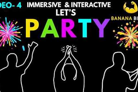 4 of 10 Immersive Interactive Warm-Up Video | Follow Along Full Body Game | No Equipment LET'S PARTY