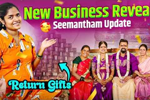 ⭐ My New Business Reveal 😍 + Why Our Seemantham Vlog Is Delayed🥹 | Gowti Sowbi