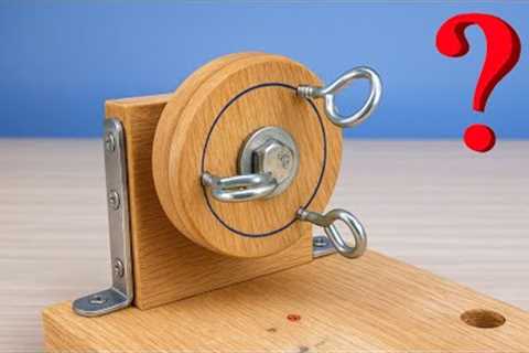 Even the oldest carpenter had never known this method: combining wood with a drill.