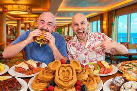 Trying All The Cruise Food On Disney's Brand New Ship