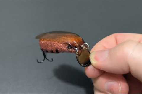 How to make a beetle fishing lure. DIY Fishing lure.