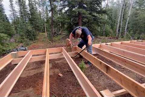 Perfect Off Grid Cabin Foundation....cheap and easy