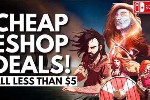 HUGE Nintendo Eshop Switch BARGAINS Under $5 (Christmas Sale!)