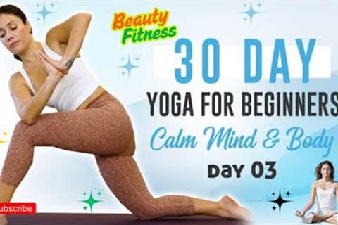 Beginner Yoga at Home | Day-3 | NoEquipment | Full Body Fatloss &amp; Fitness | Healthy &amp;..