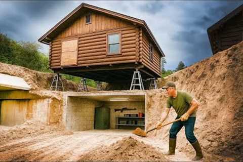 He built this underground bunker… and the police have no clue!