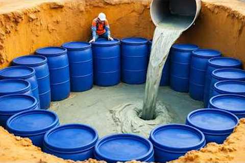 Why didn't I know this sooner? Endless Free Water Source From empty barrel + PVC!