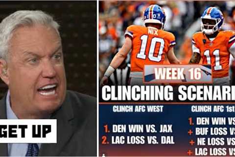 GET UP | Broncos will win it all - Rex Ryan breaks down Broncos Week 16 clinching scenarios