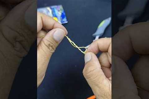 How to Tie the Uni Knot Correctly — Beginner Fishing Tutorial #fishing #fishingknot #fishingtips