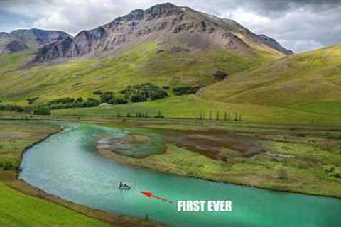 Fishing From the First Drift Boat in Iceland