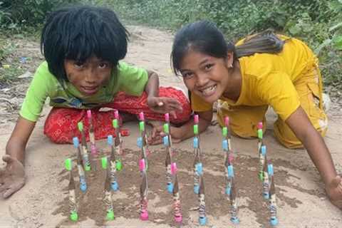 Part 146 Survival Skills SMART Ideas and USEFUL in Forest With Single Mom  Jungle Life