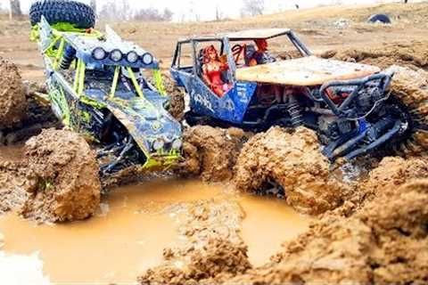 RC MUD Trucks 4x4 Trail — Axial Wraith VS WLtoys 10428 — RC Extreme Pictures