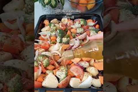 Roast Chicken and veggies #shorts
