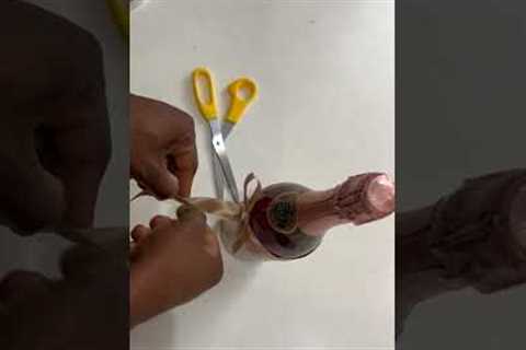 The best way to package wines            #winelovers #wine #creative #gift #giftforhim