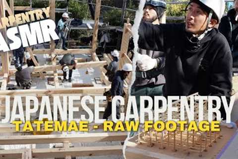Uncut Tatemae - Raw Build Sounds from a Japanese Jobsite - Part 1 - Carpentry ASMR