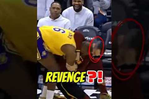 LEBRON DUNKS 😳 Head at the rim.. then THIS happens after #shorts