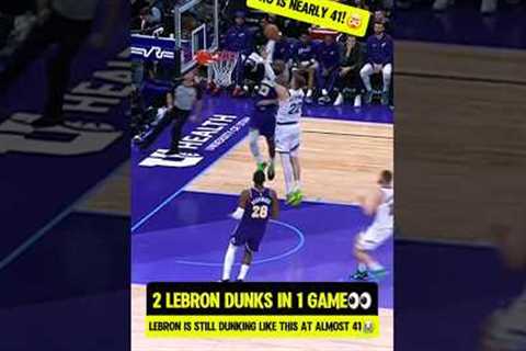 WILD LeBron POSTER at almost 41🐐