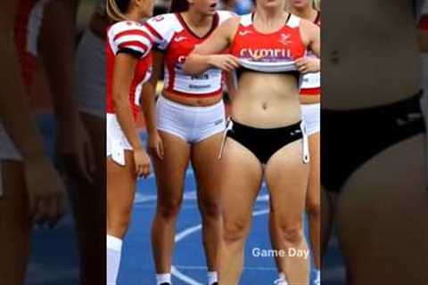 🔥 Unexpected Moment on Game Day | Athletes Caught Off Guard 😲 #volleyball #ai #shorts