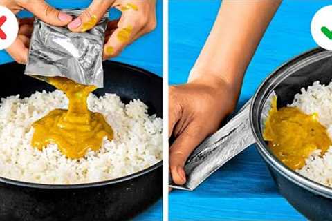 Tidy Kitchen Hacks 🍴 Simple Ways to Avoid Cooking Mess!