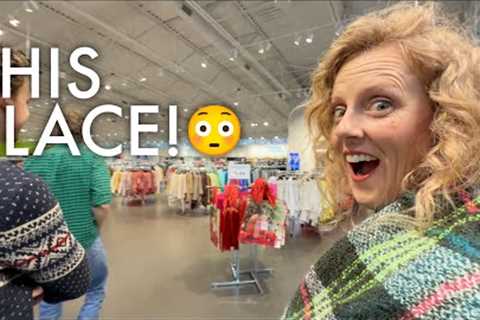 CHRISTMAS SHOPPING AT THE LARGEST GOODWILL IN THE STATE (IT'S HUGE!)