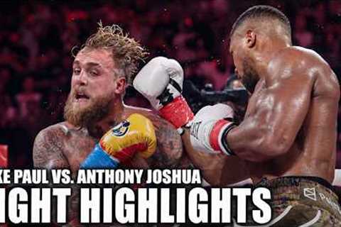 Jake Paul vs. Anthony Joshua FIGHT HIGHLIGHTS 🥊 | ESPN Ringside