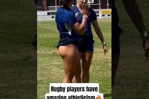 Rugby players have amazing athleticism🔥