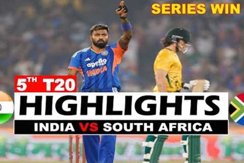 FULL HIGHLIGHTS | INDIA VS SOUTH AFRICA 5TH T20 MATCH HIGHLIGHTS 2025 | IND VS SA HIGHLIGHTS