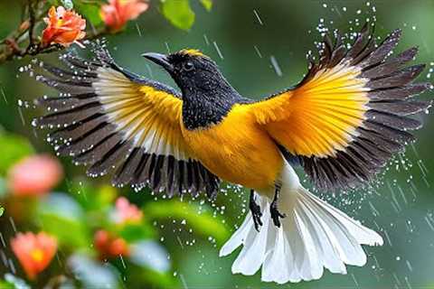 Soothing Sound of Rain and Birds Chirping – 100% Reduce Stress, and Calm Your Mind Naturally 🍃💖|..