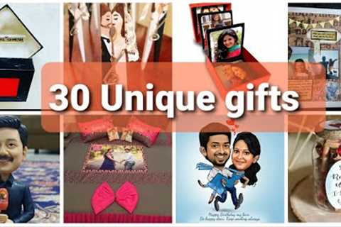 30 Amazing &amp; Unique Birthday gift ideas for HIM,HER || #swathiganesh