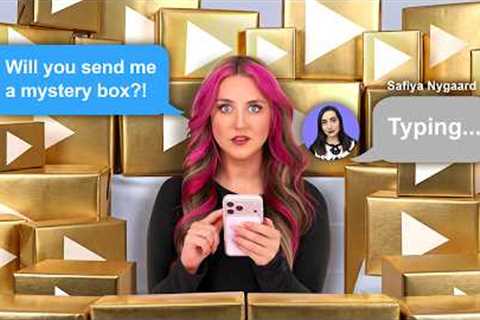 I Asked 100 YouTubers to Send me a MYSTERY BOX (part 2)