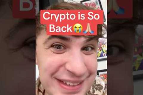 Crypto is So Back😭🙏🏼 (BOTTOM IS HERE)