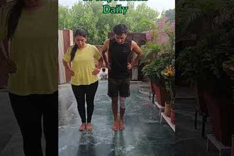 Simple home workout for knee ligament injury #yoga