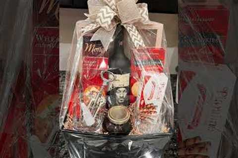 DIY Wine Basket Father’s Day Gift Basket #trending #giftideas #basketmaking #viral