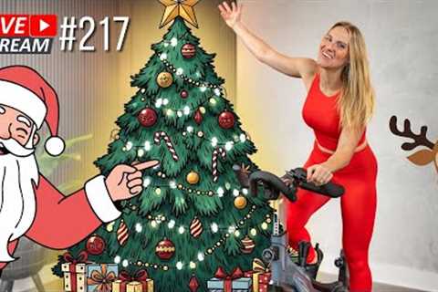 LIVE CHRISTMAS Indoor Cycling Workout! | 45-minute Indoor Cycling Class + ENCORE!