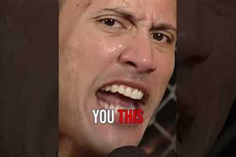 What is The Rock Like Backstage?