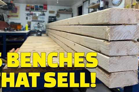 2x4 Benches That Pay For My Tools