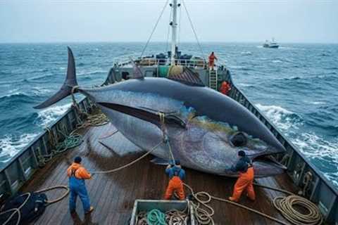 Giant Bluefin Tuna From the Sea – How Fishermen Earn $500,000 in Just 7 Days | Deep Sea Creatures