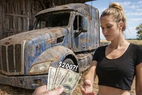 I Bought an ABANDONED PETERBILT 579 for $200 – Full Restoration❗
