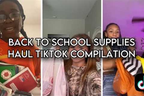 BACK TO SCHOOL SUPPLIES HAUL | TIKTOK COMPILATION | 2025 | #12 📌📚✂️✏️🎓