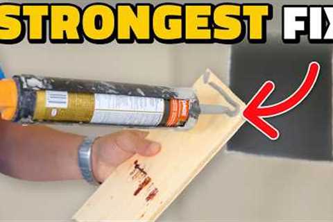 The Strongest Drywall Patch EVER