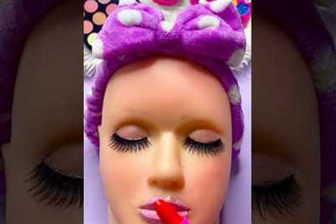 ASMR Satisfying with Unboxing &amp; Review Mannequin Makeup Skincare Sounds Video Fast No talk glow ..
