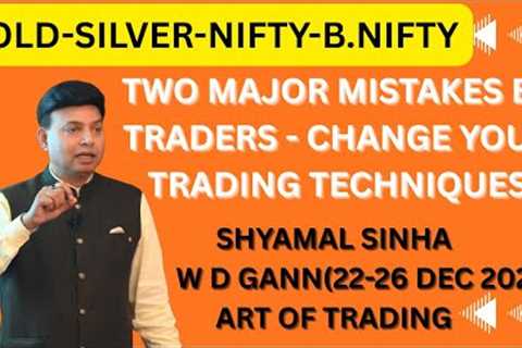 W D GANN-Gold-Silver-Nifty-Bank Nifty. Two major mistakes by traders.22-26 DEC 25 #trading #stocks