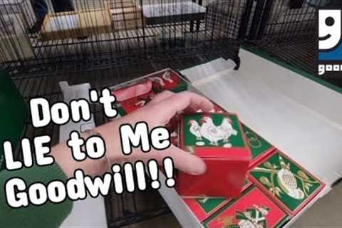 Don't Lie to Me Goodwill!! - Shop Along With Me - Goodwill Thrift Store