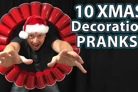 TOP 10 Holiday Decoration Prank Ideas (DIY How To Hacks &amp; Pranks!)