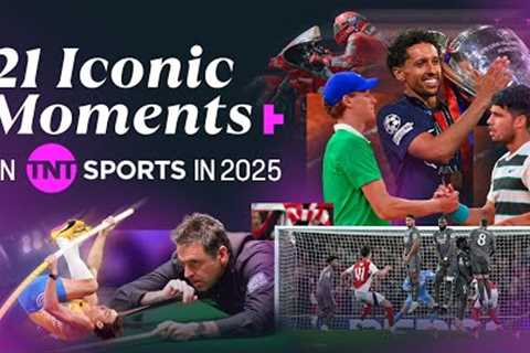 21 iconic moments on TNT Sports in 2025 🔥