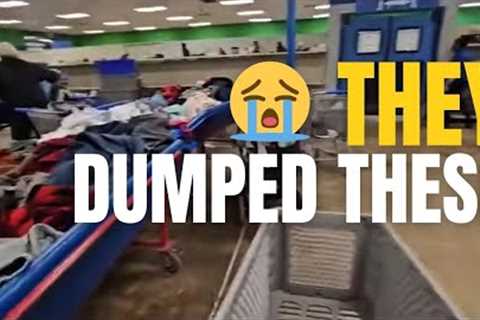 I can't believe they DUMPED these 😭 at the Goodwill Outlet Bins